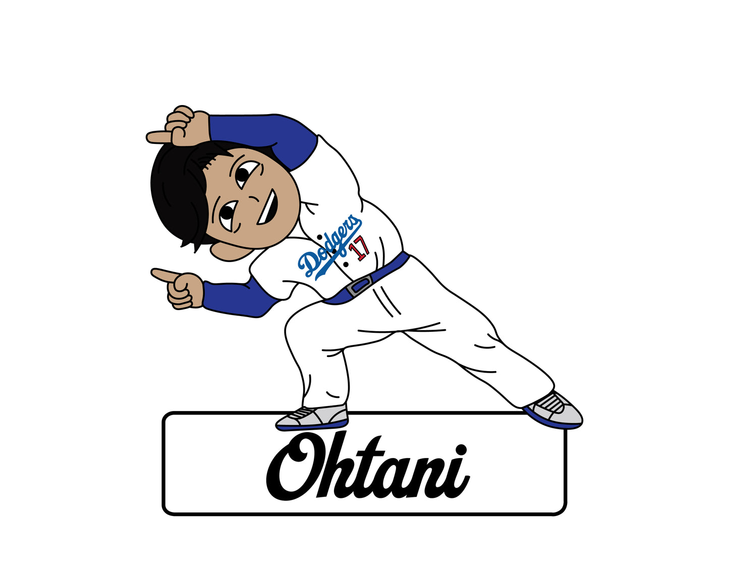 Dodgers Duo Ohtani (Right Side)