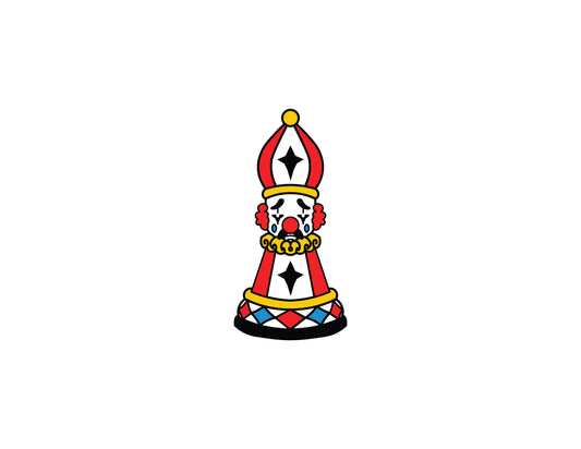 Clown Bishop Pin