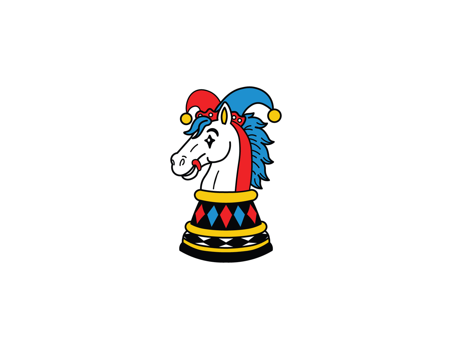 Clown Knight Pin