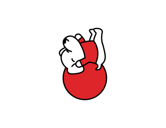 Red Ball Bud Pin