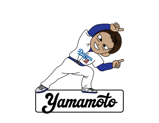 Dodgers Duo Yamamoto (Left Side)
